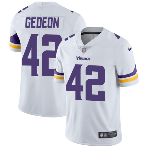 Minnesota Vikings #42 Limited Ben Gedeon White Nike NFL Road Men Jersey Vapor Untouchable